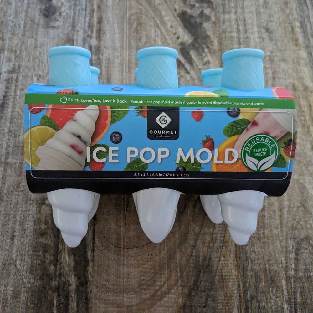 Set of 6 ice pop molds